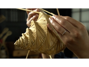 美の壺「日本の心を形に　稲わら」