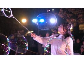 沼にハマってきいてみた▽高校生シャボン玉師、舞う！魅惑のシャボン玉沼