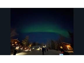 弾丸！空港トンボがえりツアー　カナダ　イエローナイフ空港