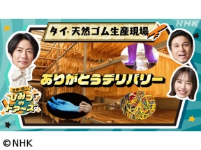 世界で開け！ひみつのドアーズ　タイ・天然ゴム生産者に“ありがとう”