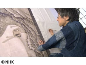 ４Ｋプレミアムカフェ　選　大胆不敵な水墨画　第二回　雪村（２０１１年）