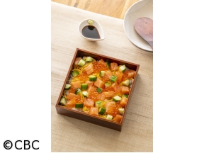 ３分クッキング【サーモンとイクラの親子ちらしずし】