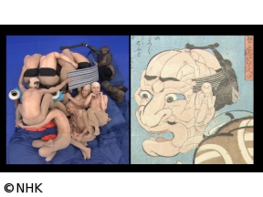４Ｋプレミアムカフェ選（１）天才画家　歌川国芳（２）幻の色　よみがえる浮世絵