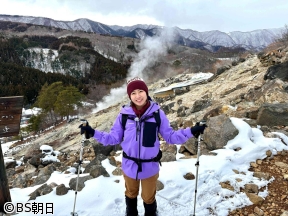 そこに山があるから　▽南沢奈央が栃木県の新湯富士でスノーシュー登山に挑戦!