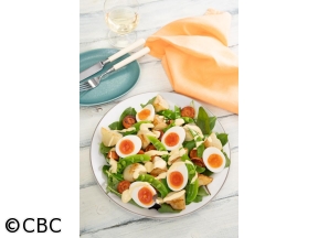 ３分クッキング【焼き野菜とウフマヨのサラダ】