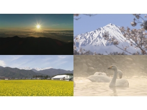 ４Ｋカメラでつづる安曇野の四季