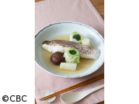３分クッキング【鯛の酒蒸し 吸いもの仕立て】