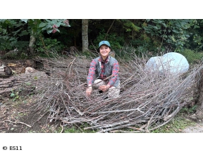 黒谷友香、お庭つくります　アンコール　放置されたキウイ棚を救え!