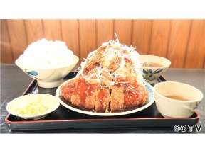 オモウマい店【山形】ジャンボとんかつ＆カツカレー！キャベツ山脈めし