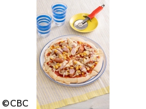 ３分クッキング【生地から作る簡単ピザ】