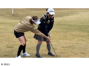 飯島茜のアカネ式!大学女子ゴルフ部　アイアンショットの引っ掛けをなくすレッスン