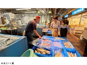 イチバで朝呑み【村上佳菜子がハシゴ酒】日本海で脂の乗った絶品鮮魚！鹿児島幻焼酎…