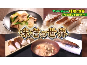 マツコの知らない世界海外で人気!日本の食文化【味噌】全国味噌蔵潜入!絶品味噌レシピ