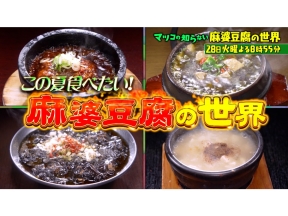 マツコの知らない世界シビれる辛さがクセになる麻婆豆腐&癒やしの絶景!海の見える駅