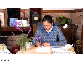 黒谷友香、お庭つくります　渡部さんと植物の絵を描こう&「景観園芸」の極意を学ぶ!