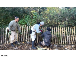 黒谷友香、お庭つくります　いよいよ完成!外周柵づくり&三上さんとハーバリウム挑戦